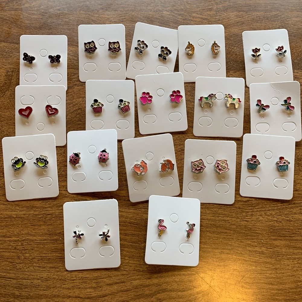 Earring Bundle 17 pairs pierced Earrings